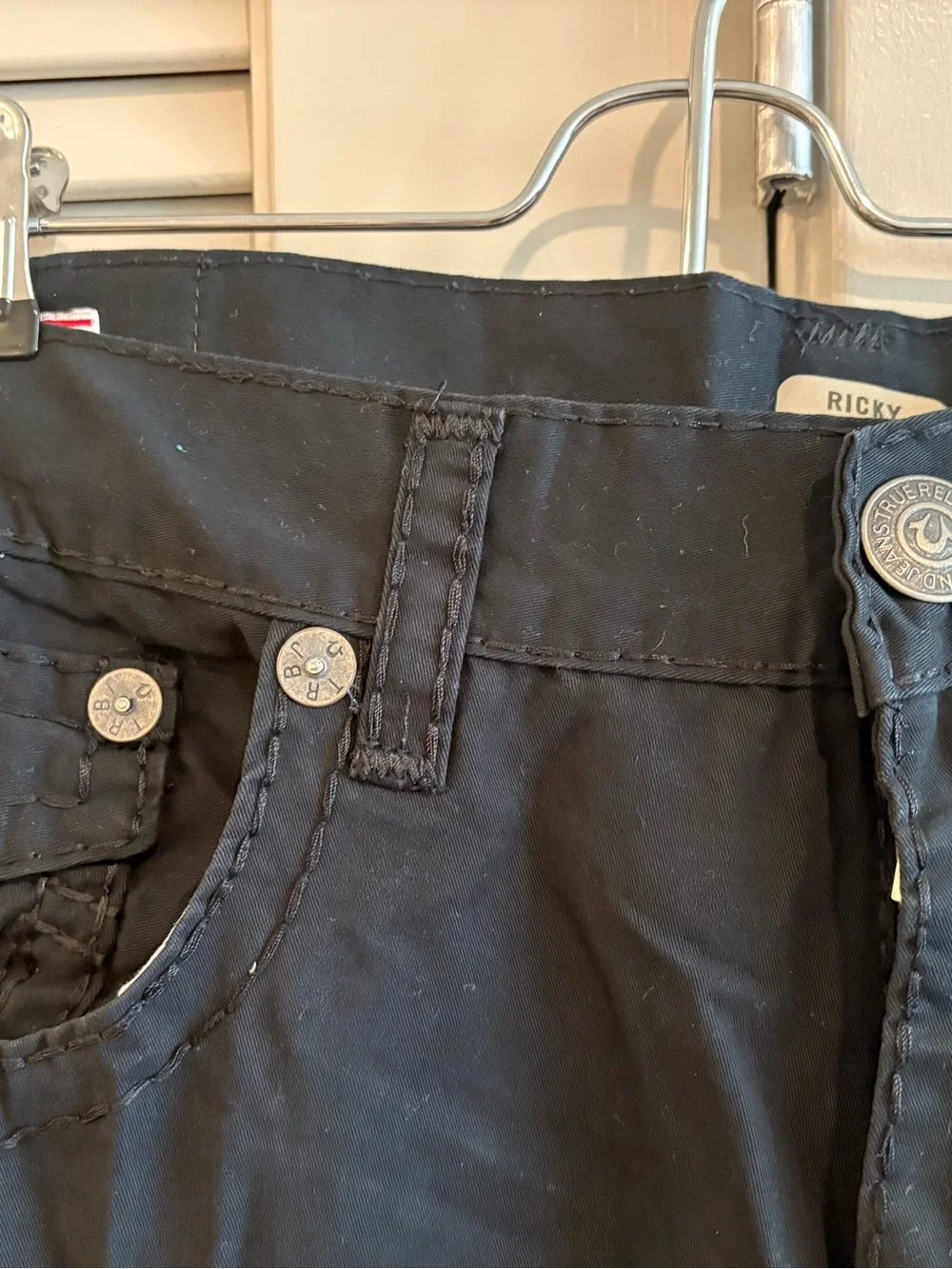 True Religion Ricky Straight Black Jeans* Men’s Size 40* NWT
